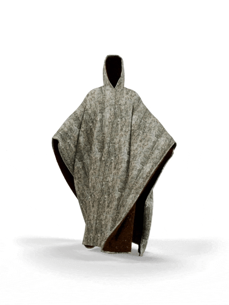 Weighted Cloak Hoodie – Sensory-Friendly Cotton Hoodie with Faux Fur Lining, Cozy Oversized Comfort