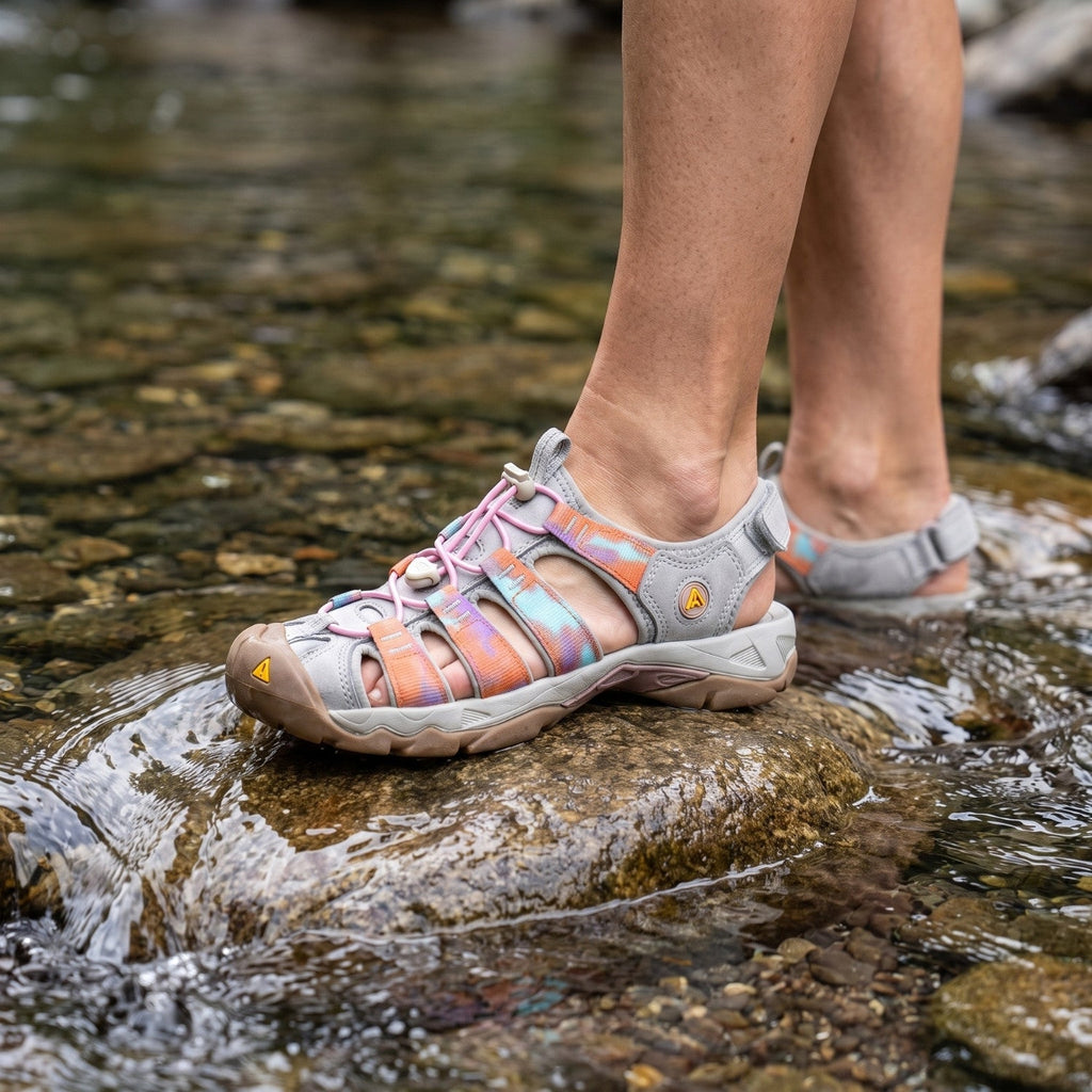 Women's Walking Sandals - Closed Toe - Outdoor Hiking & Water Sandals