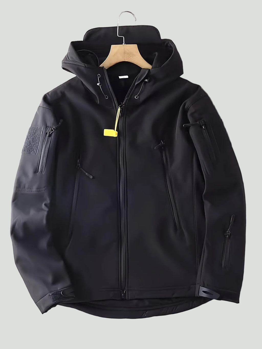 Men’s Hooded Outdoor Jacket – Lightweight Zip-Up Layer for Active Use