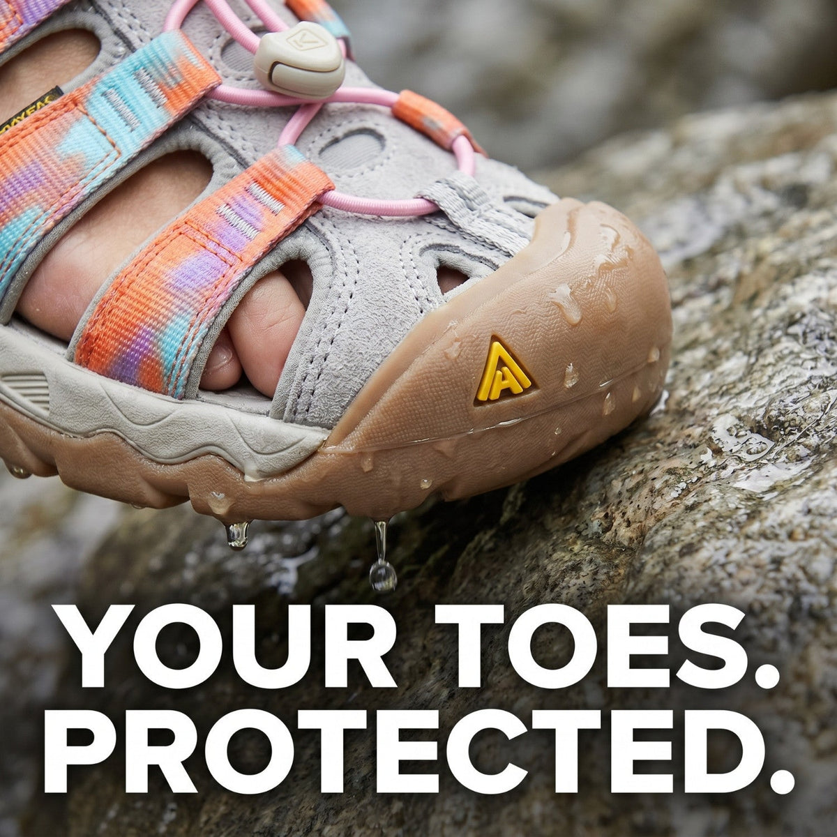 Women's Walking Sandals - Closed Toe - Outdoor Hiking & Water Sandals