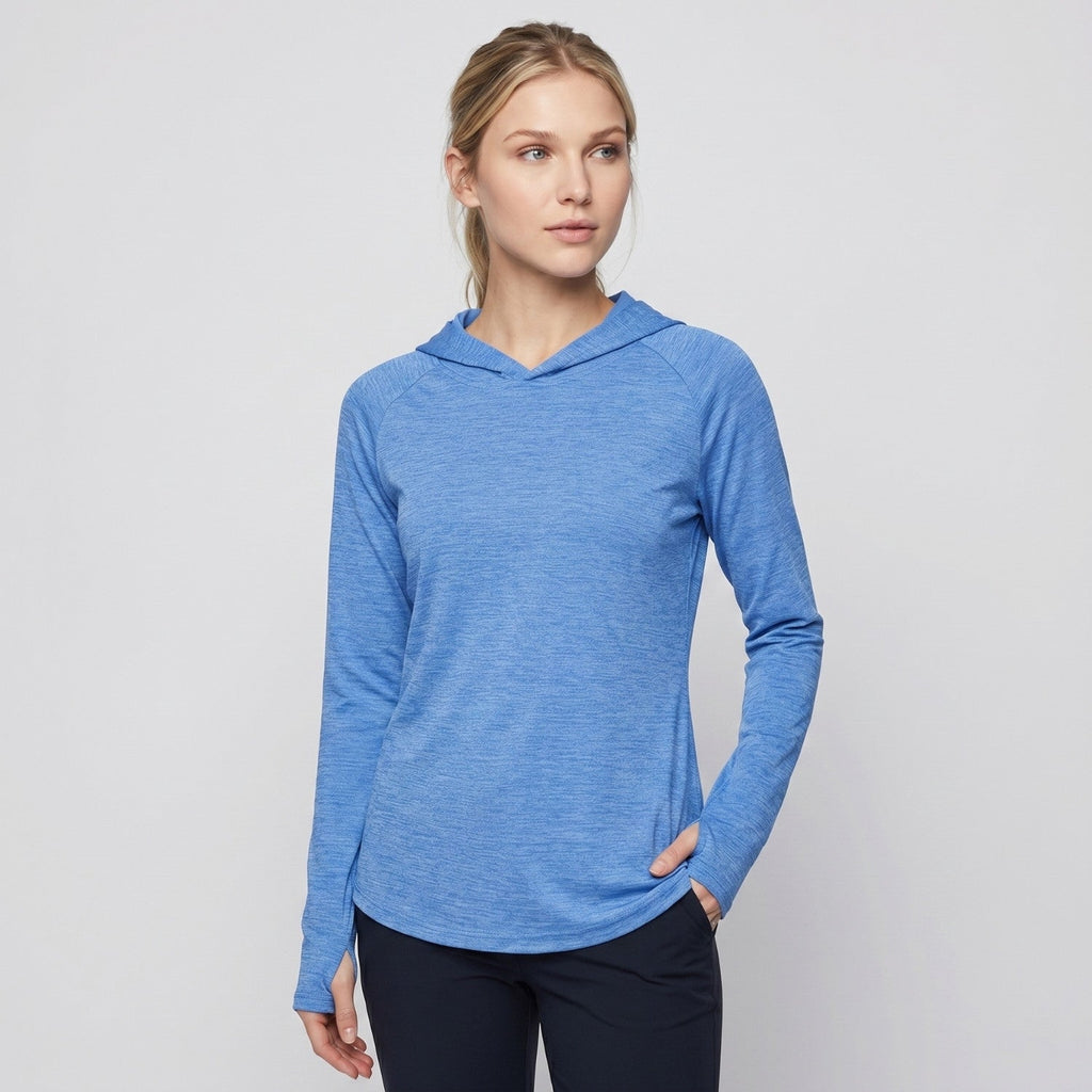 Women's Sun Hoodie - UPF 50+ Midweight Hooded UV Protection Top