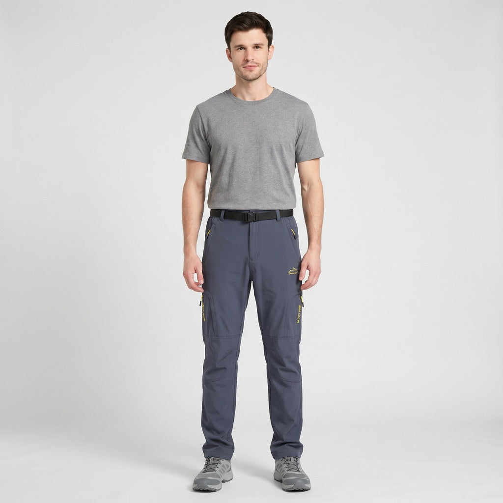 Men's Hiking Trousers - Lightweight Quick-Dry Stretch Walking Trousers