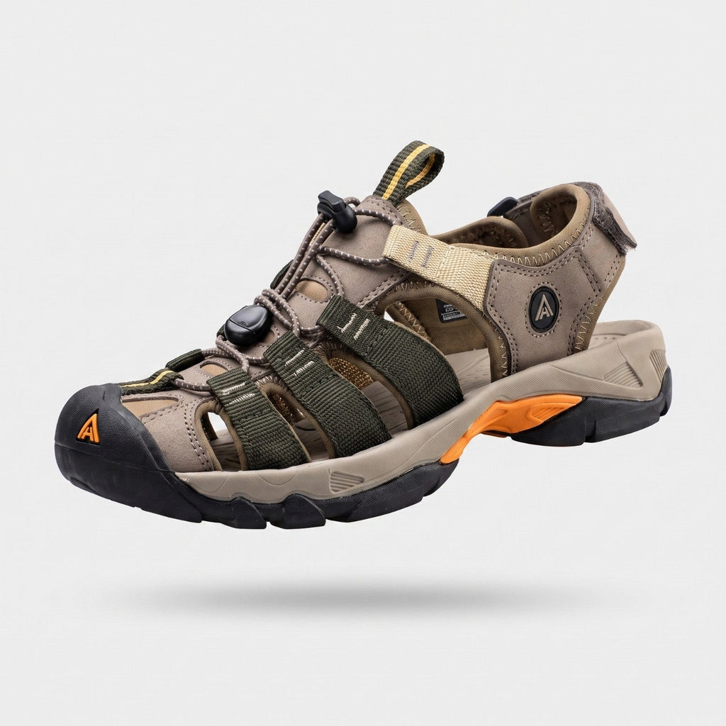 Men's Walking Sandals - Closed Toe - Outdoor Hiking & Water Sandals