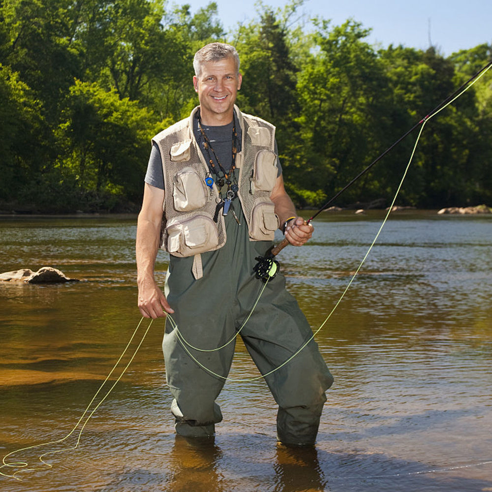 Fishing Waders with Boots - Waterproof Chest Waders for River and Pond Fishing