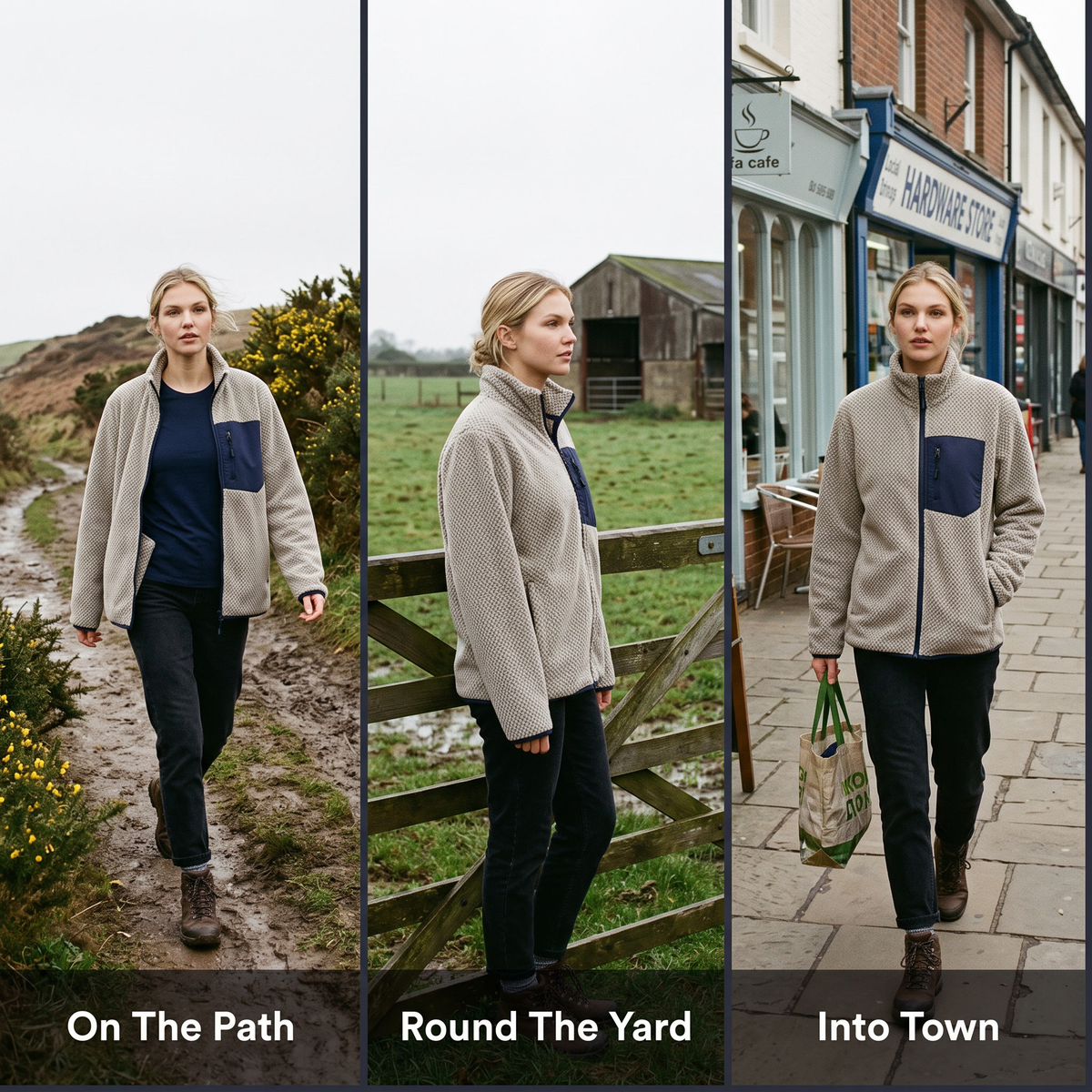 Women's Fleece Jacket - Full Zip Up Fleece - Walking & Hiking