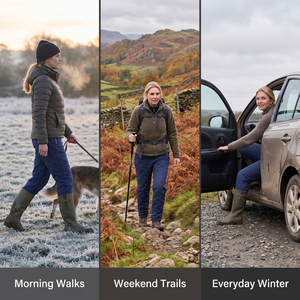 Women's Hiking Trousers - Fleece Lined - Walking Trousers
