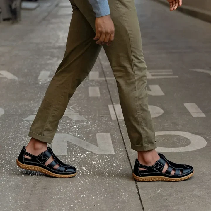 Comfort Wide Toe Box Leather Comfort Shoes