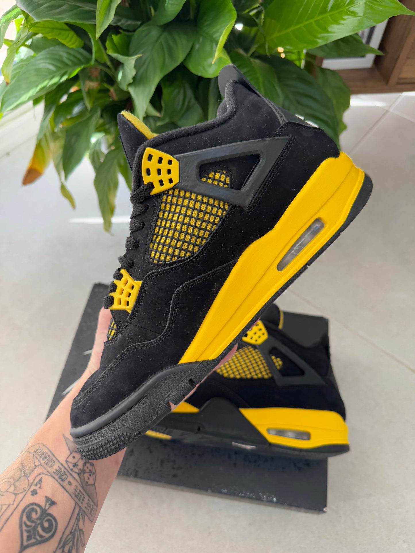 Jordan 4 Retro Yellow Thunder Used