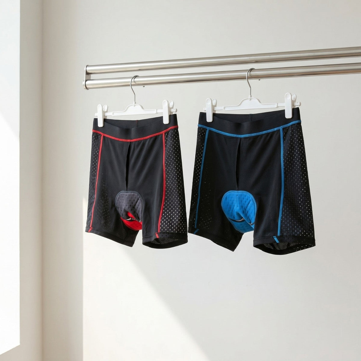 Men's Padded Cycling Undershorts - 5D Gel Pad Support - Breathable Cycling Underwear