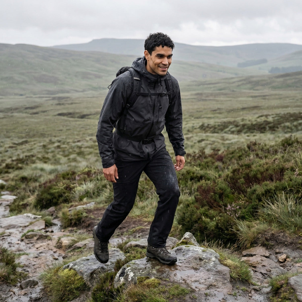 Men's Hiking Trousers - Fleece Lined Thermal Walking Trousers