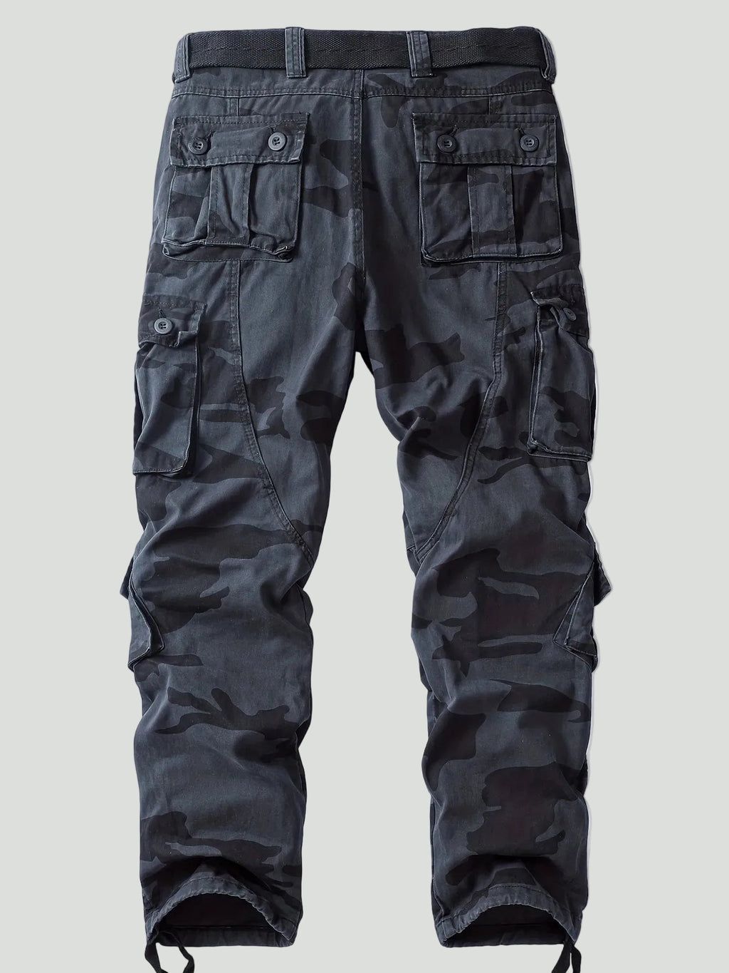 Men’s Camouflage Cargo Trousers – Multi-Pocket Outdoor Utility Design