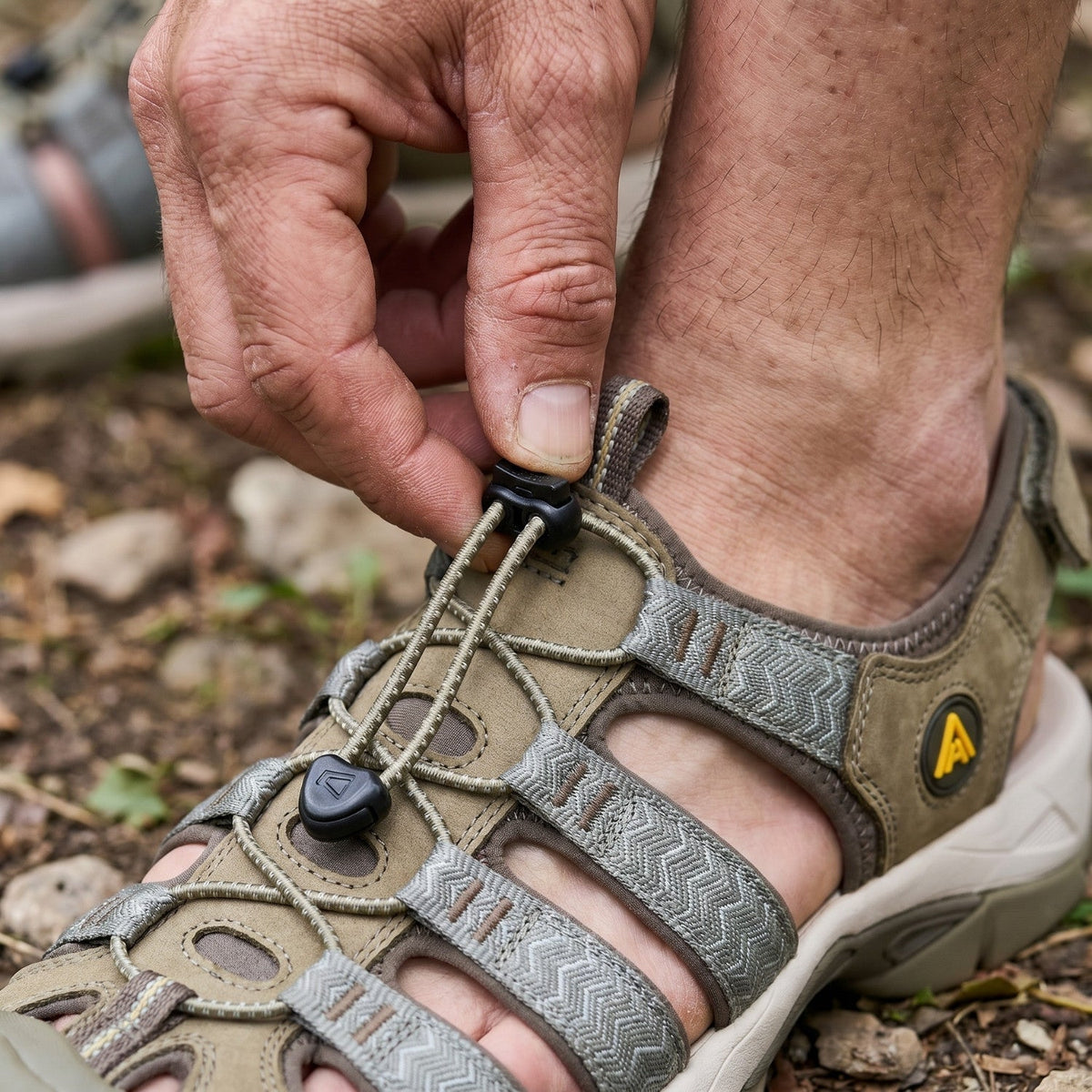 Men's Walking Sandals - Closed Toe - Outdoor Hiking & Water Sandals