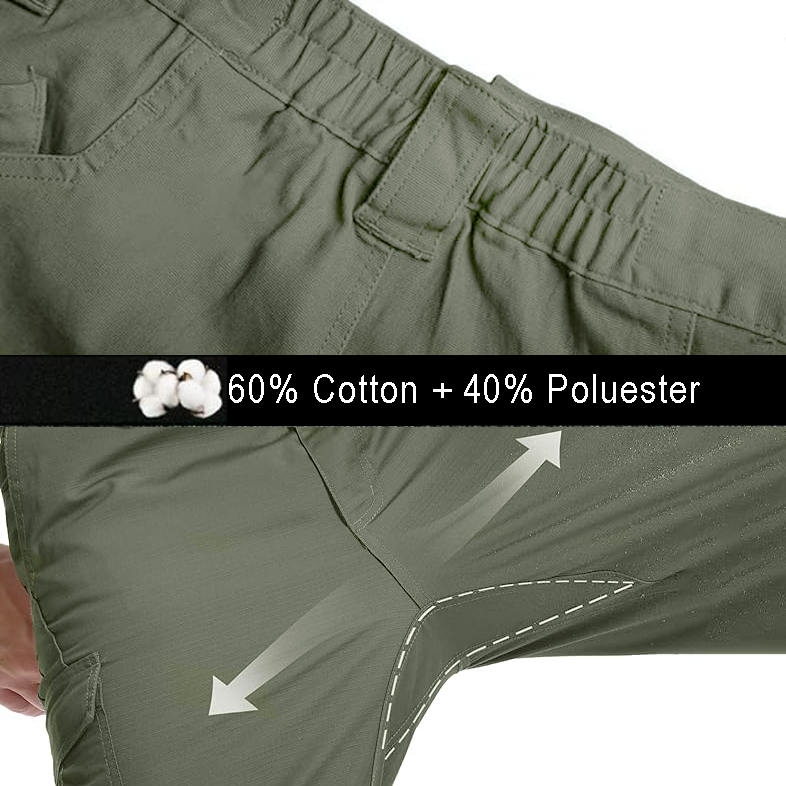 Men’s Outdoor Waterproof Tactical Work Trousers