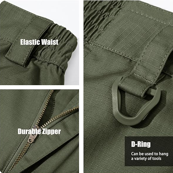 Men’s Outdoor Waterproof Tactical Work Trousers