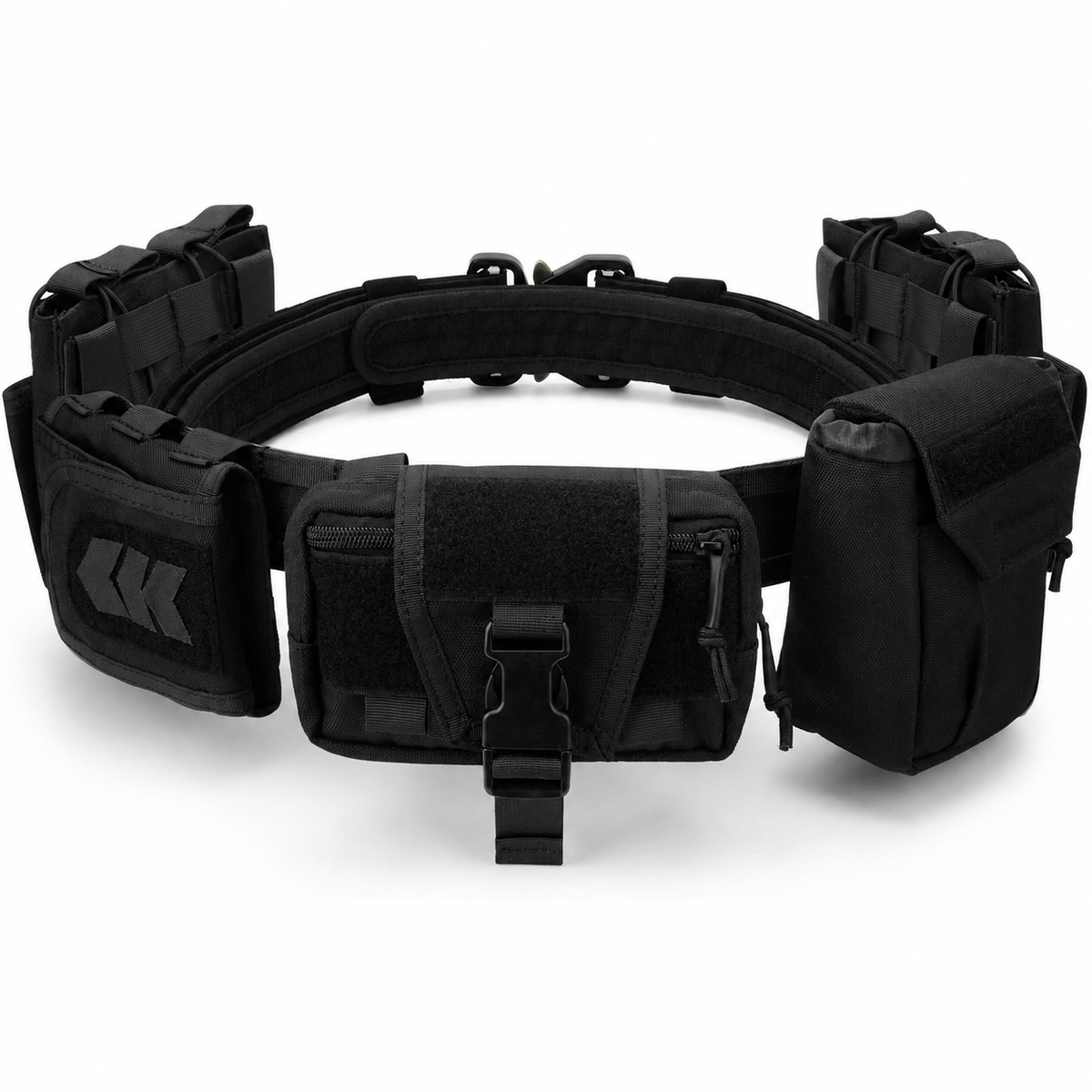 8-in-1 Quick Release Tactical Utility Belt with MOLLE Pouches – Modular Waist Gear System