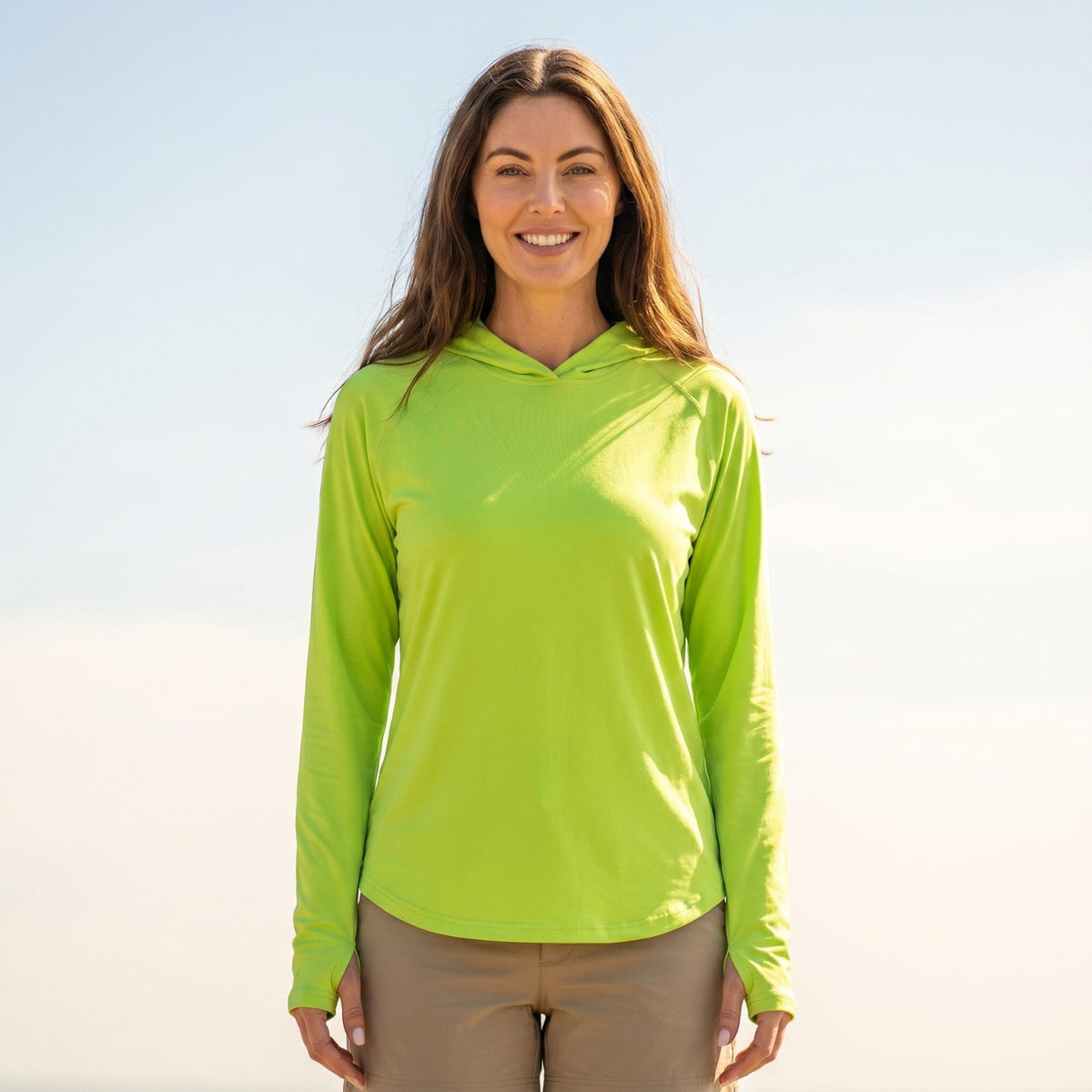 Women's Sun Hoodie - UPF 50+ Lightweight Hooded UV Protection Top