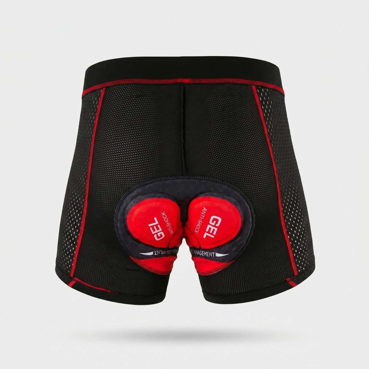 Men's Padded Cycling Undershorts - 5D Gel Pad Support - Breathable Cycling Underwear