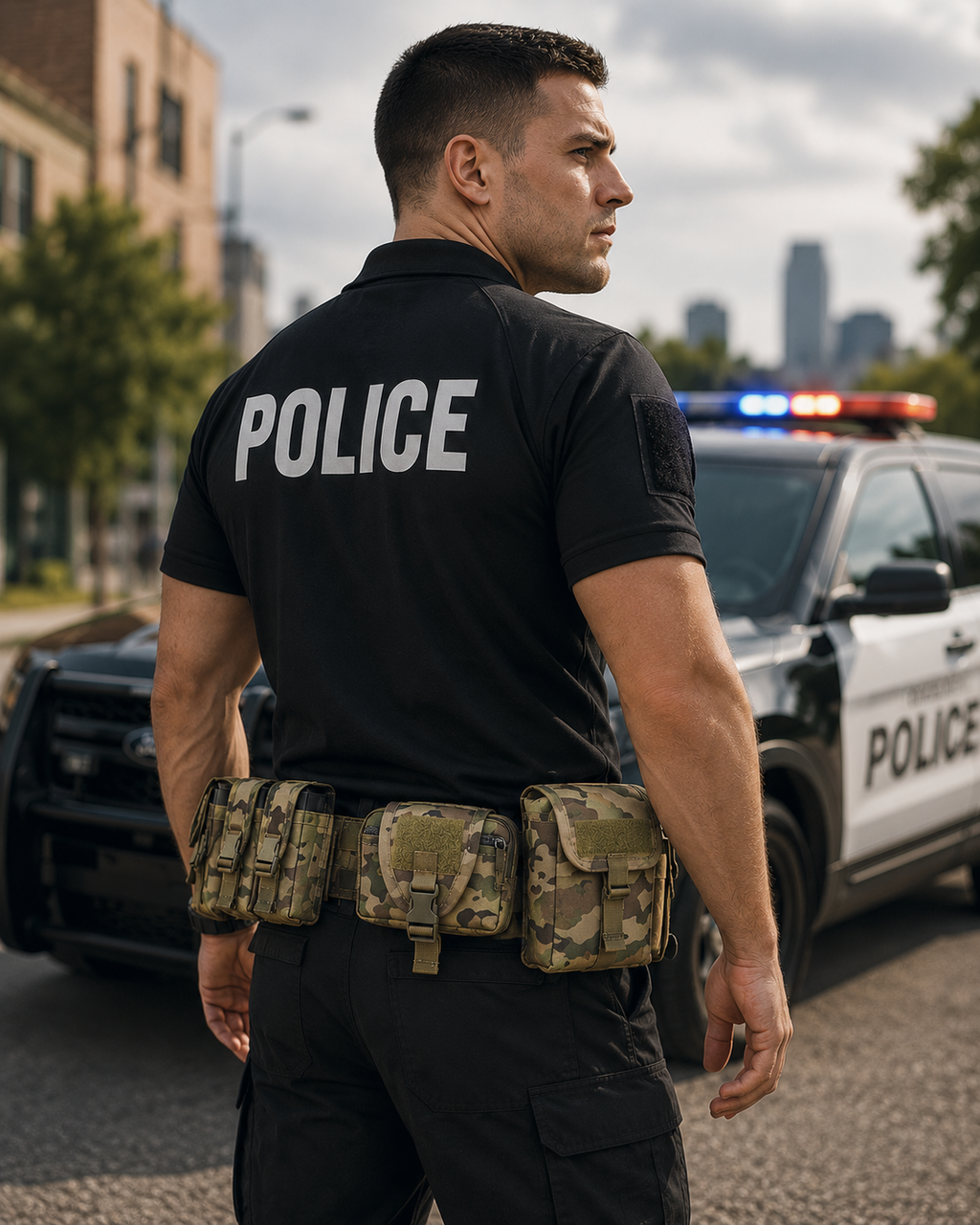 8-in-1 Quick Release Tactical Utility Belt with MOLLE Pouches – Modular Waist Gear System