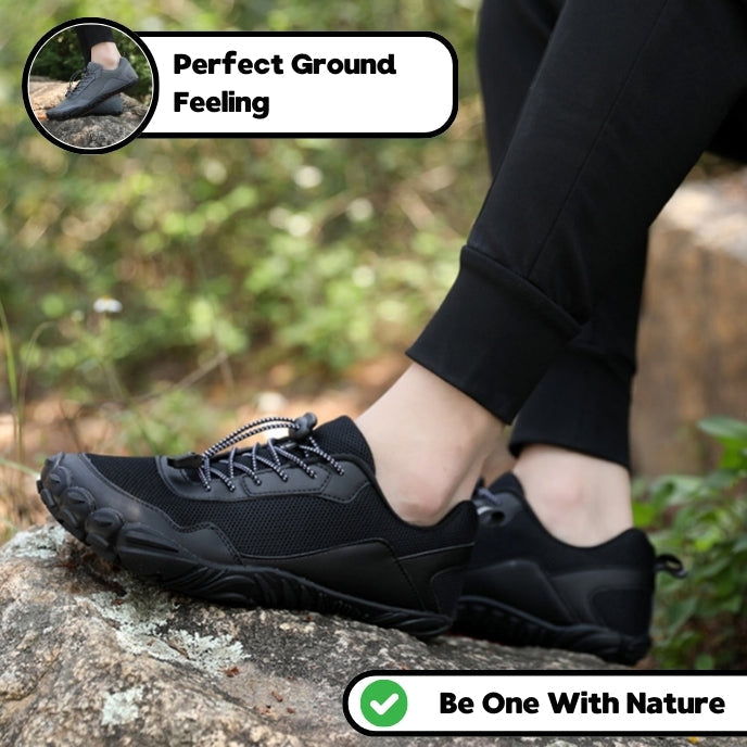 Comfort Barefoot Wide Toe Box Hiking Shoes | Non-Slip Outdoor Walking Trainers - Unisex