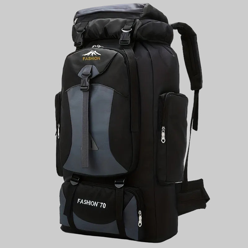 70L Hiking Rucksack - Large Capacity Trekking Backpack with Adjustable Straps for Camping and Multi-Day Hiking