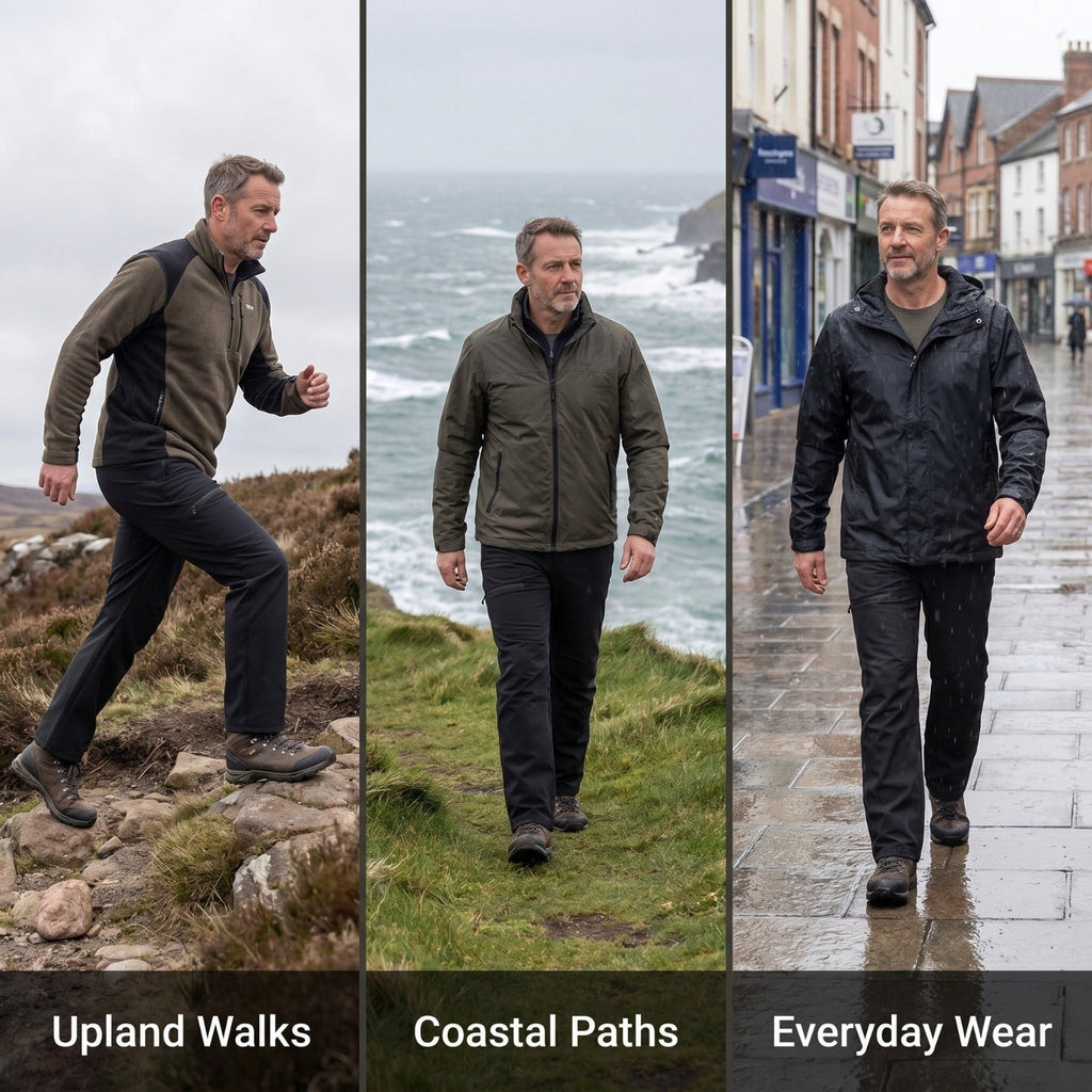 Men's Hiking Trousers - Fleece Lined Thermal Walking Trousers