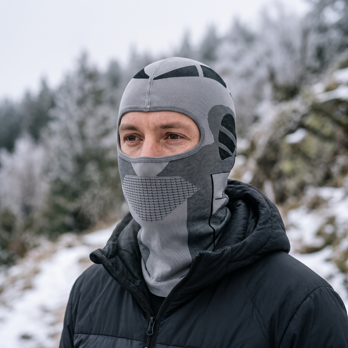 Thermal Balaclava - Breathable Mouth Panel - Hiking & Cycling Face Cover