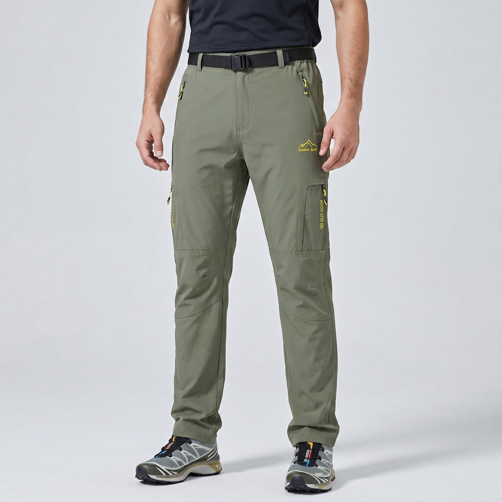 Men's Hiking Trousers - Lightweight Quick-Dry Stretch Walking Trousers