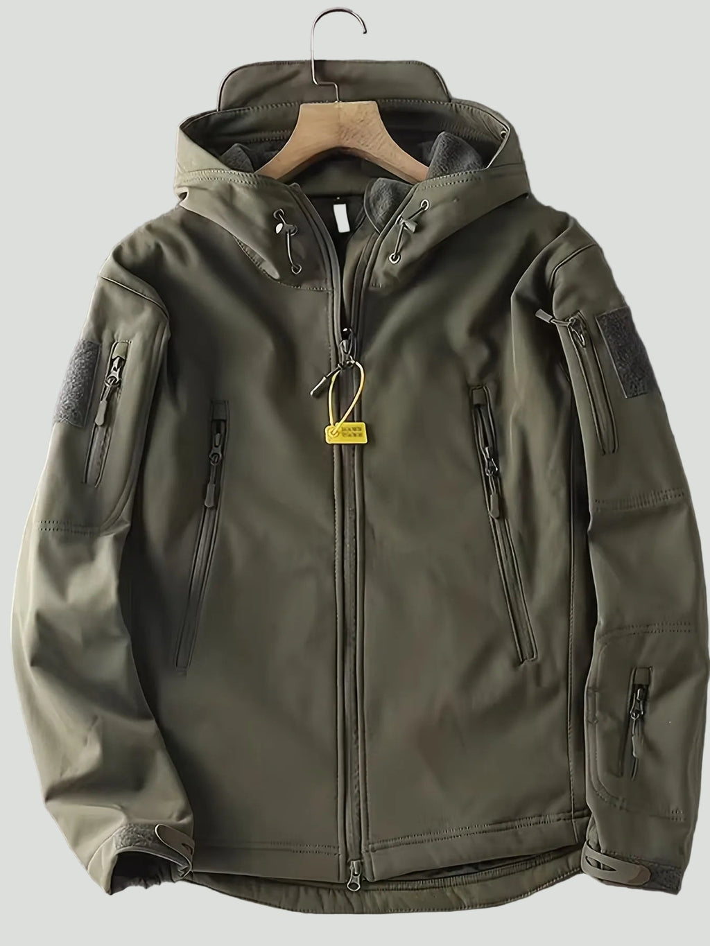 Men’s Hooded Outdoor Jacket – Lightweight Zip-Up Layer for Active Use