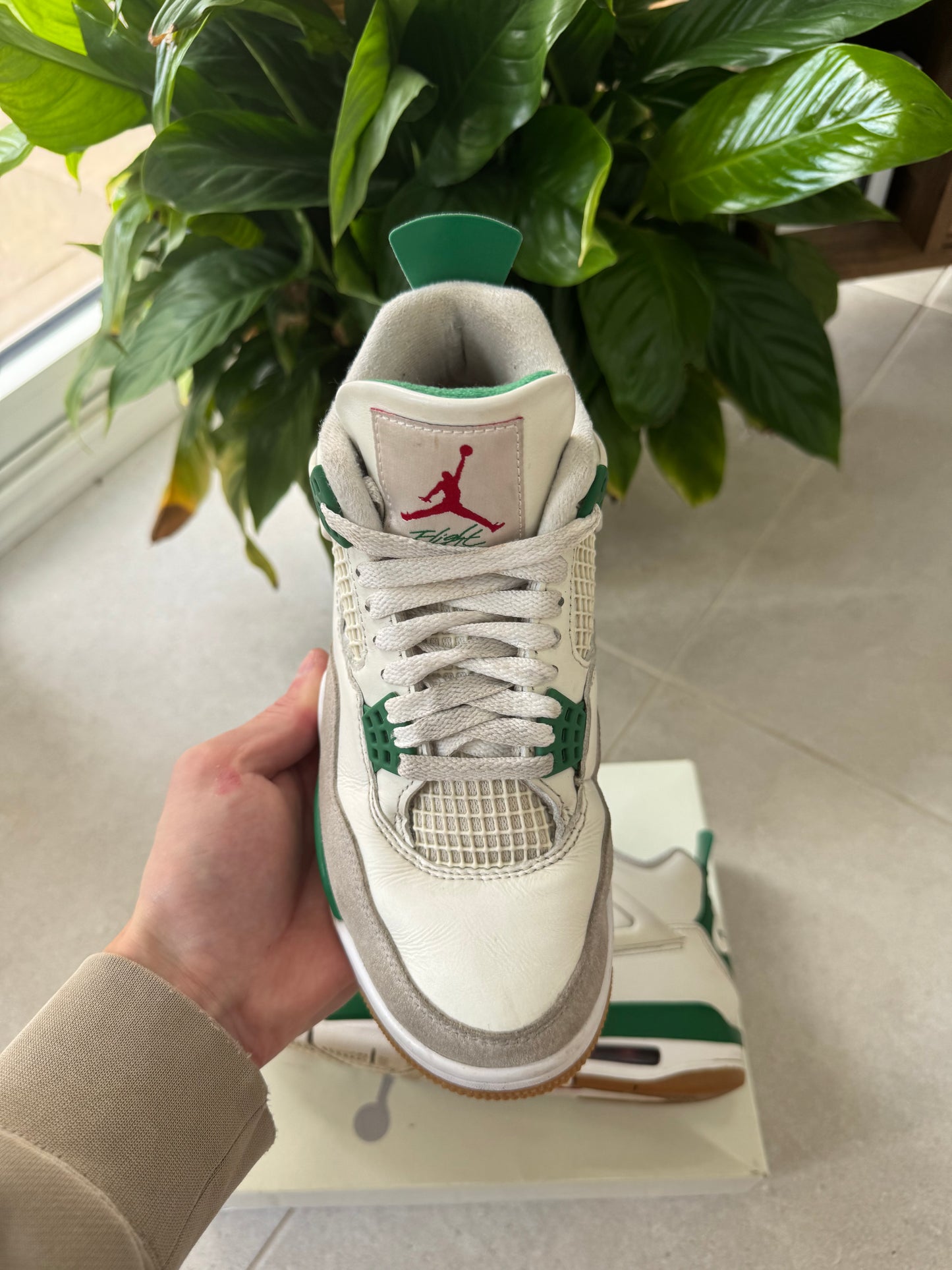 Jordan 4 Retro SB Pine Green Used