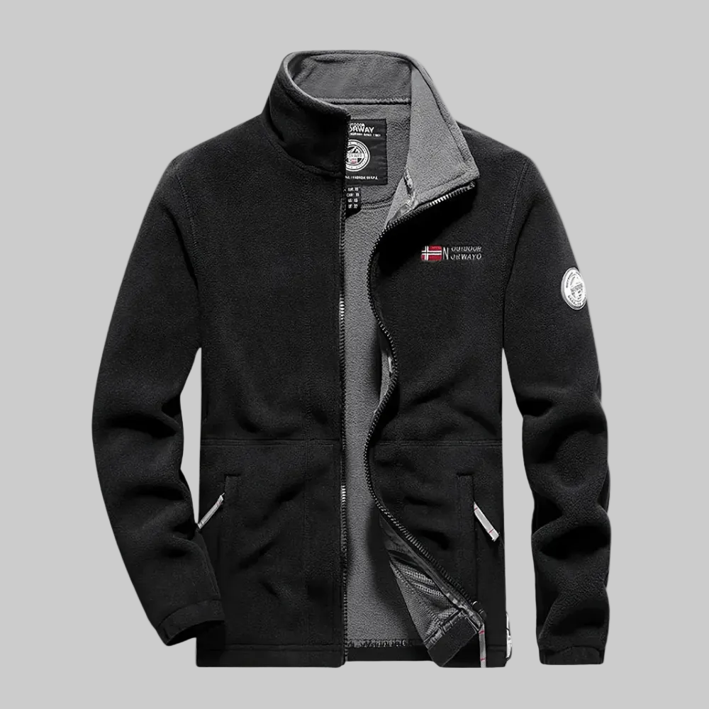 Lightweight Thermal Fleece Jacket – Breathable Mid-Layer for Outdoor Activities