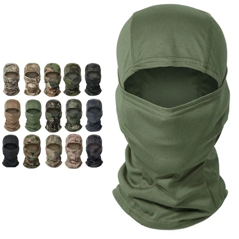 All-Season Tactical Balaclava – Military Ski Mask Camo, Hunting & Woodland Camouflage Face Cover