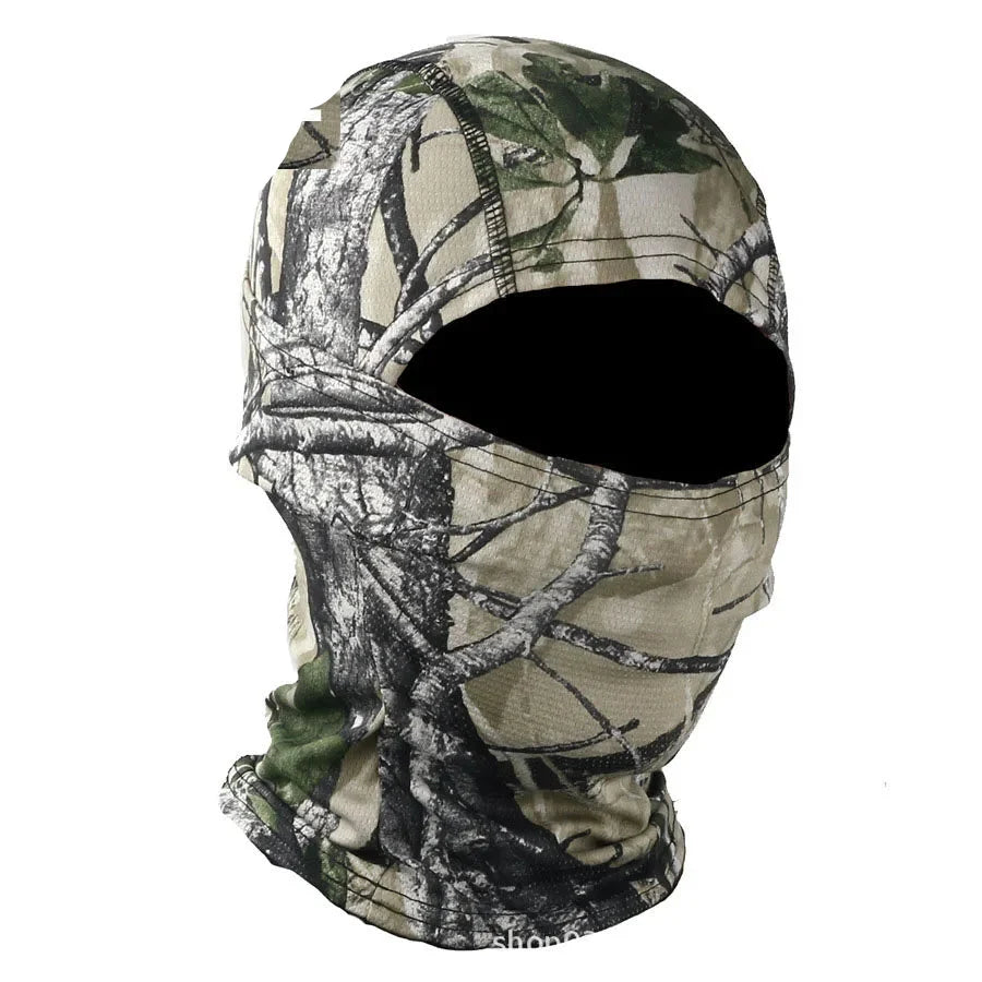 All-Season Tactical Balaclava – Military Ski Mask Camo, Hunting & Woodland Camouflage Face Cover