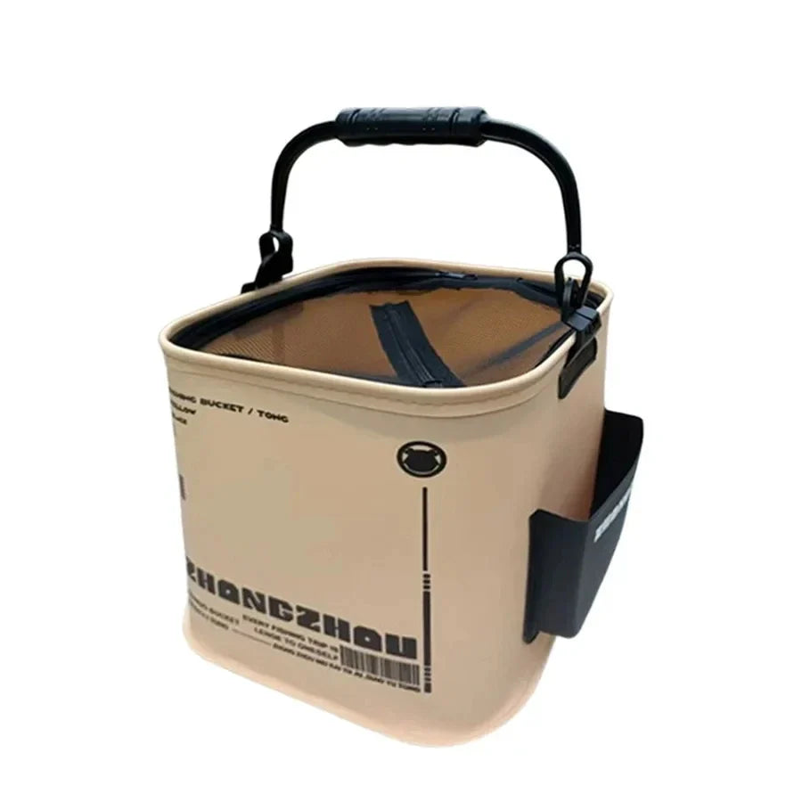 Foldable Fishing Bucket – Durable, Compact & Multi-Purpose