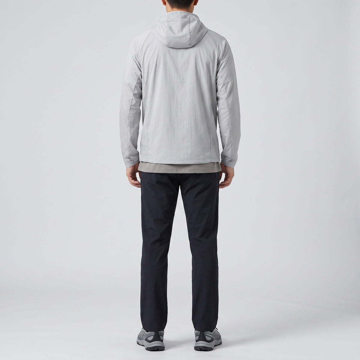 Men's Windbreaker - Lightweight Packable Hooded Jacket, UPF 50+