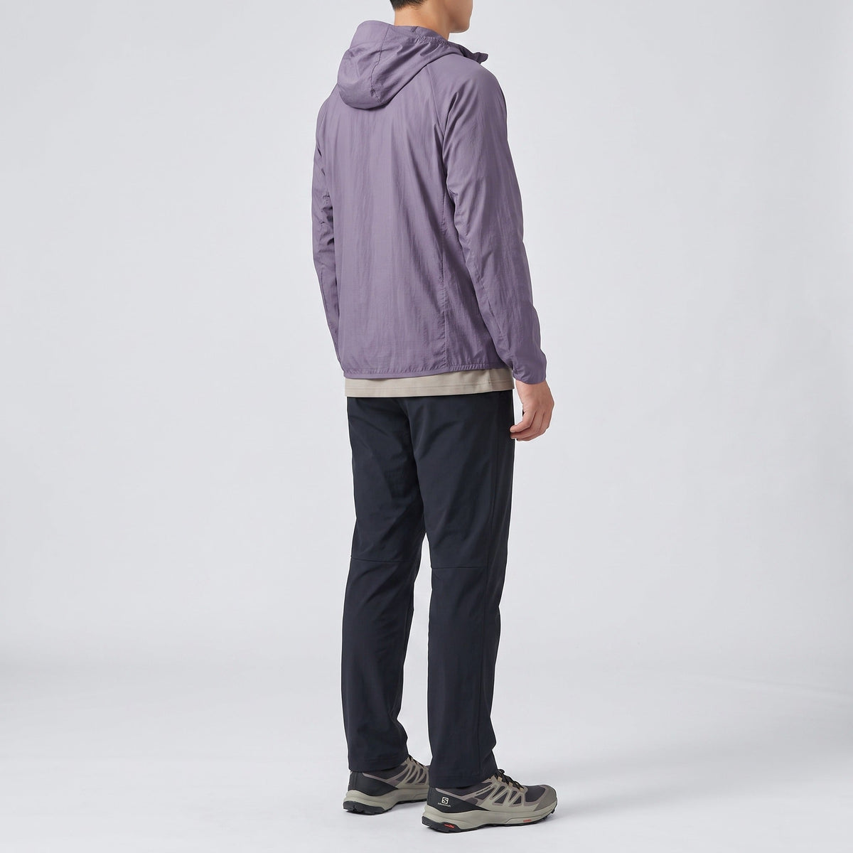 Men's Windbreaker - Lightweight Packable Hooded Jacket, UPF 50+