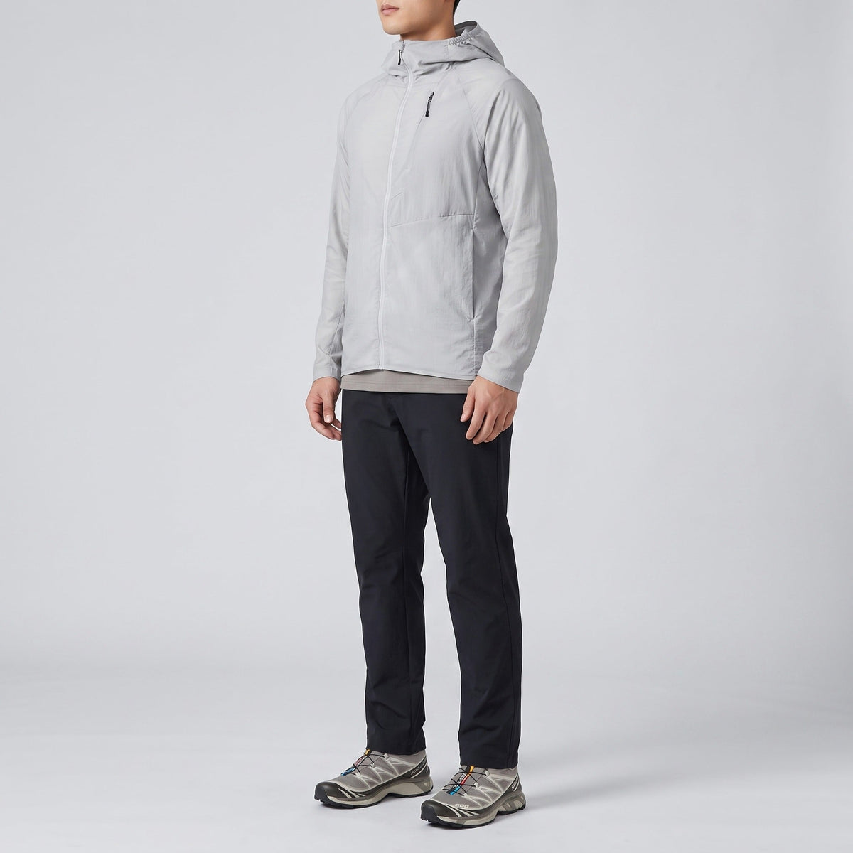 Men's Windbreaker - Lightweight Packable Hooded Jacket, UPF 50+