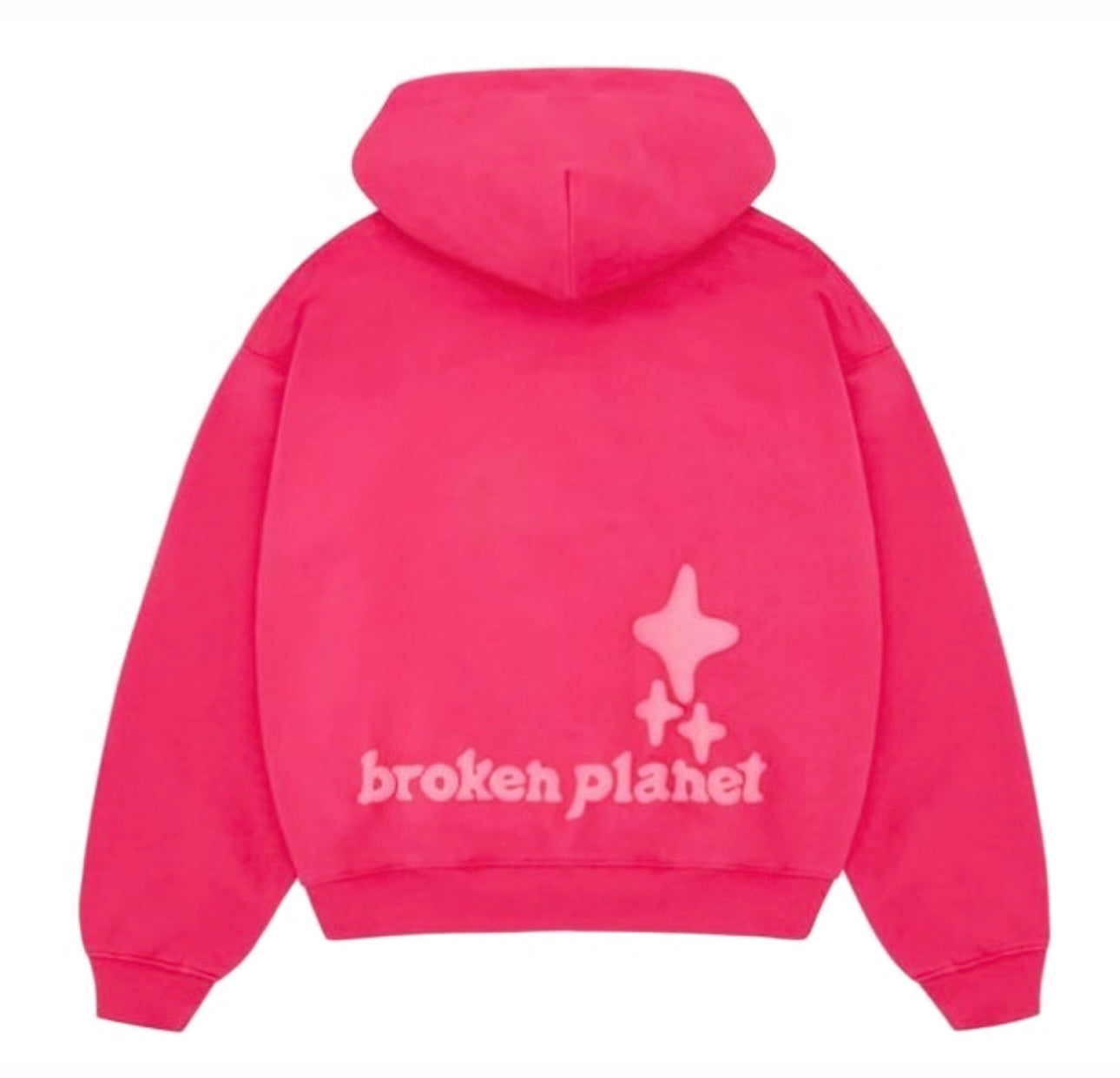 Broken Planet Fuchsia Pink Hoodie