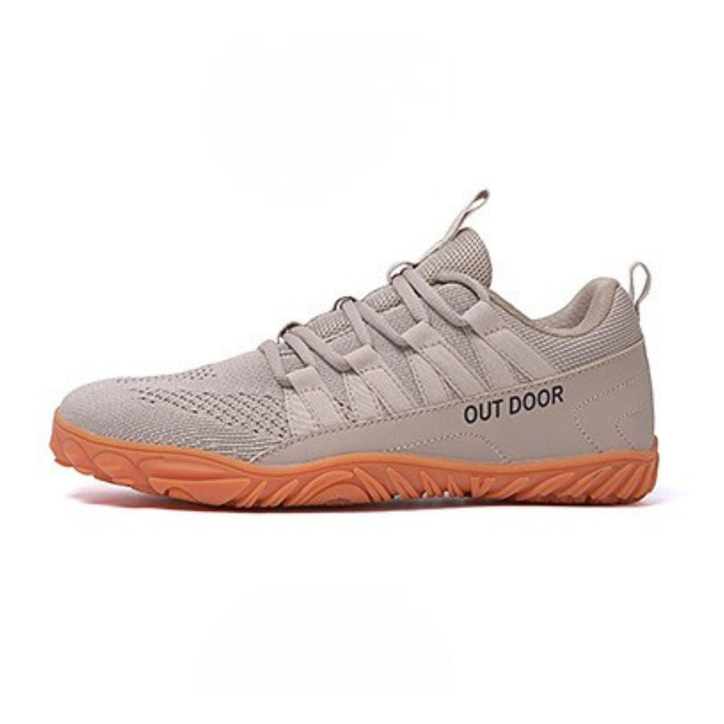 Wide-Fit Barefoot Walking Shoes – Breathable Design with Grip Outsole