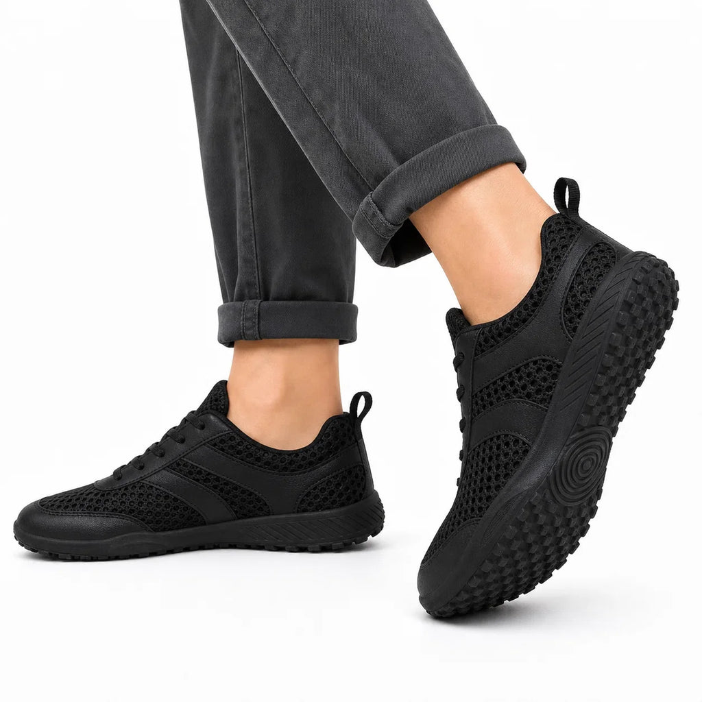 Wide Toe Box Barefoot Walking Trainers – Unisex Non-Slip Comfort Shoes