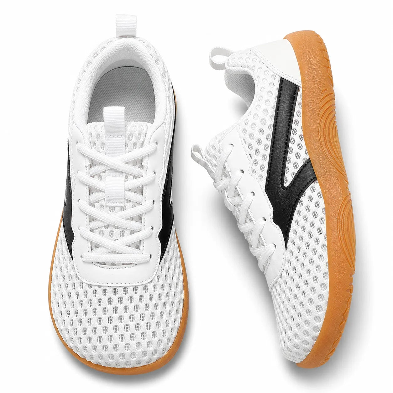 Wide Toe Box Barefoot Walking Trainers – Unisex Non-Slip Comfort Shoes