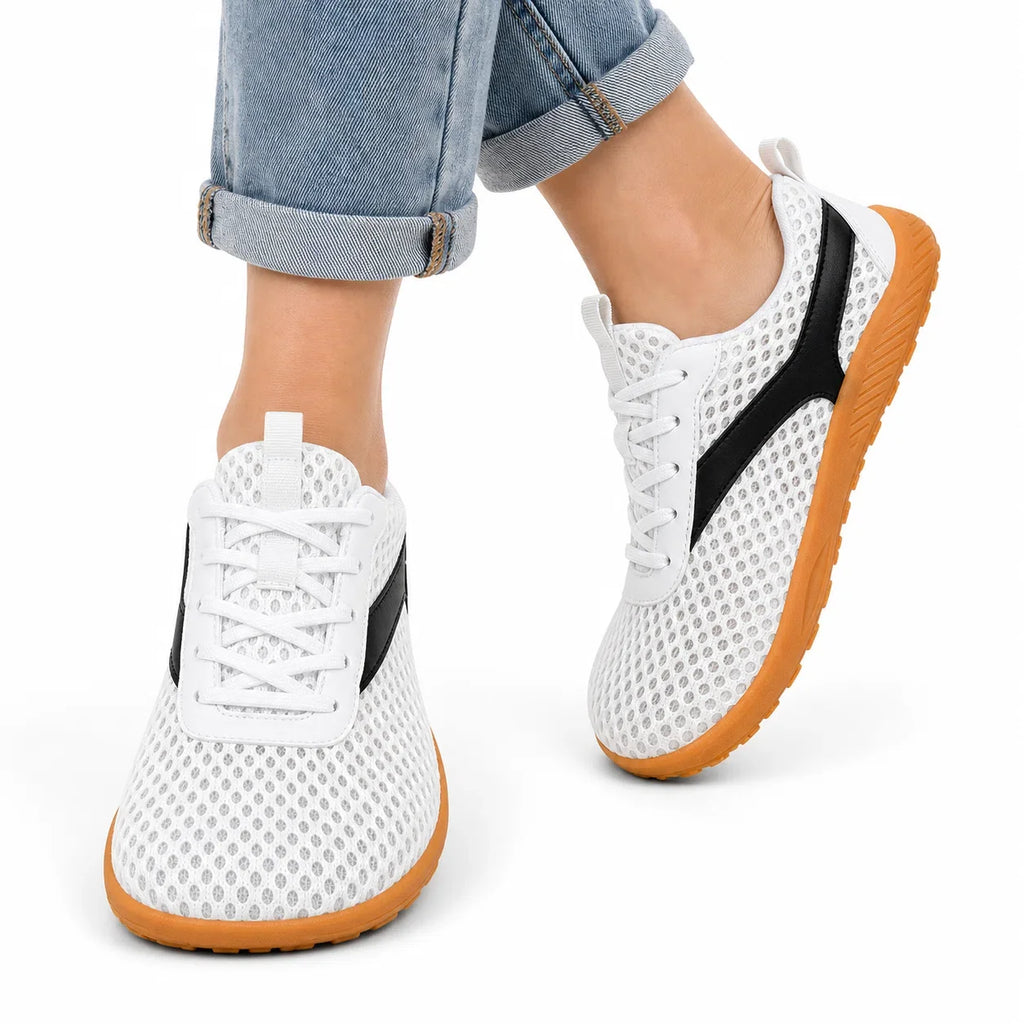 Wide Toe Box Barefoot Walking Trainers – Unisex Non-Slip Comfort Shoes