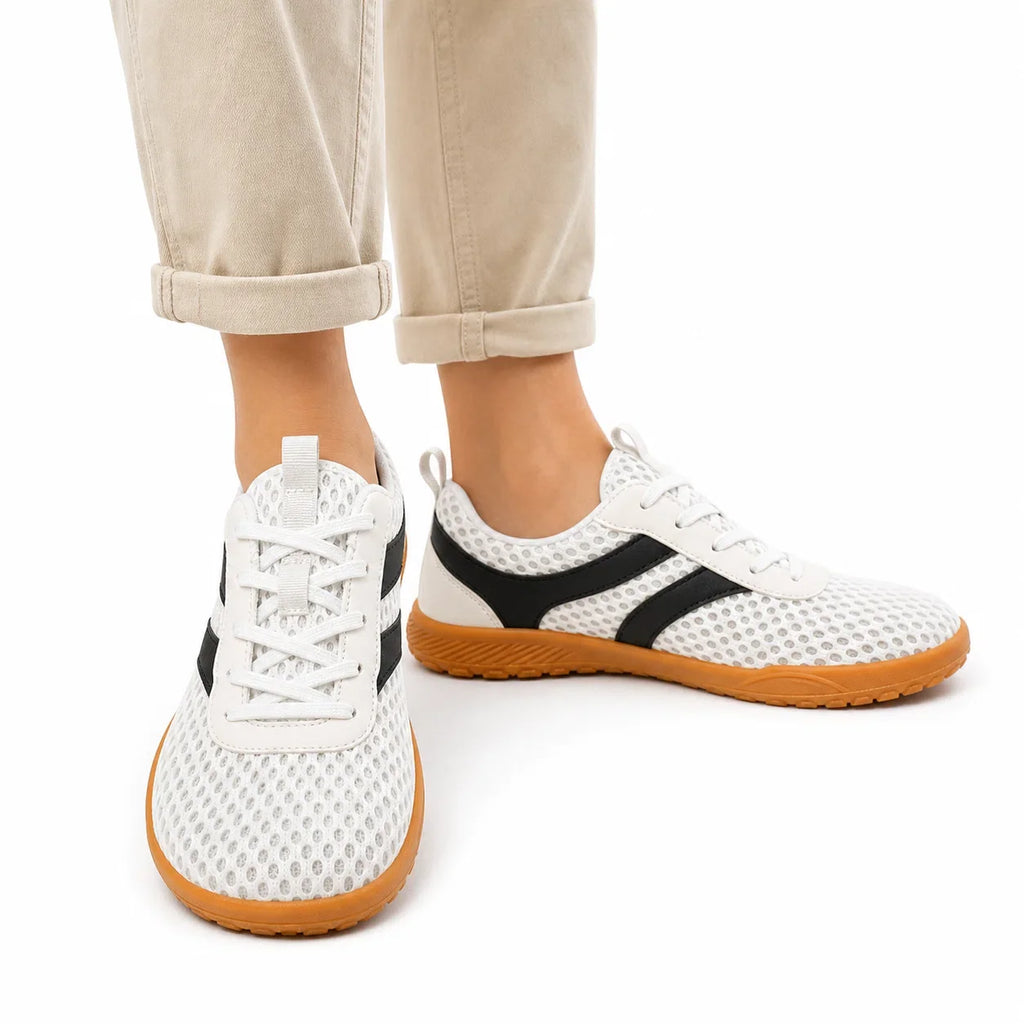 Wide Toe Box Barefoot Walking Trainers – Unisex Non-Slip Comfort Shoes