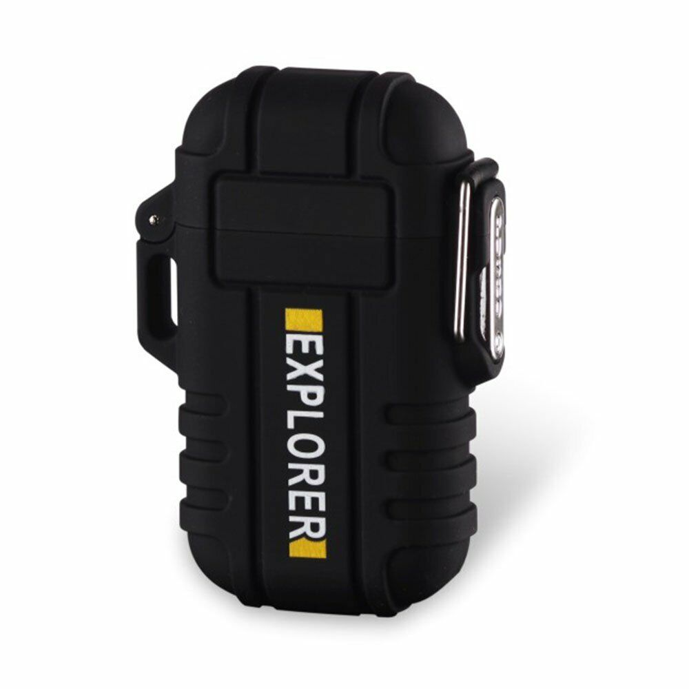 Rechargeable Electric Plasma Lighter - Waterproof Windproof Flameless Fire Starter