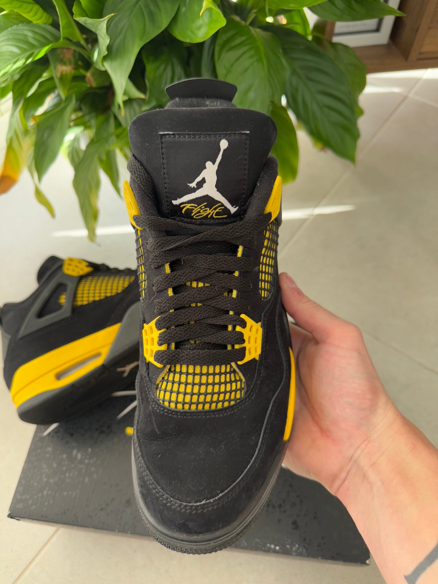 Jordan 4 Retro Yellow Thunder Used