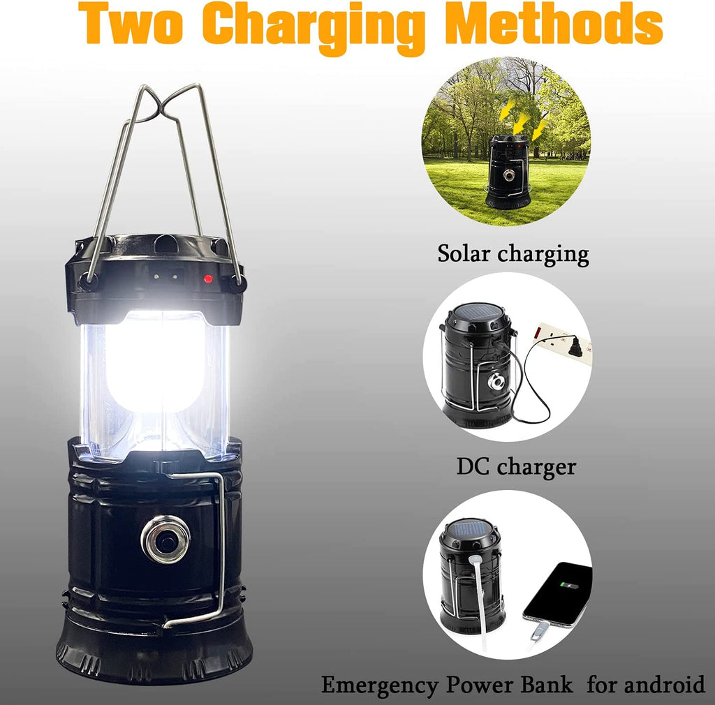 Camping Lantern - Rechargeable LED Lantern for Camping, Emergency, Hurricane and Survival Kits