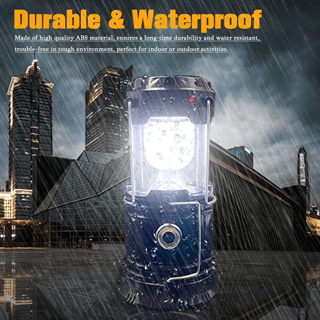 Camping Lantern - Rechargeable LED Lantern for Camping, Emergency, Hurricane and Survival Kits
