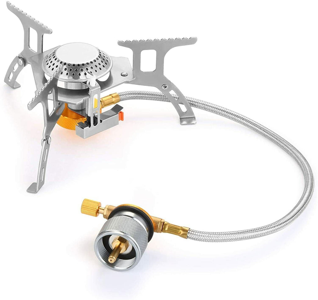 3700W Ultralight Portable Gas Stove with Piezo Ignition + Burner and Case