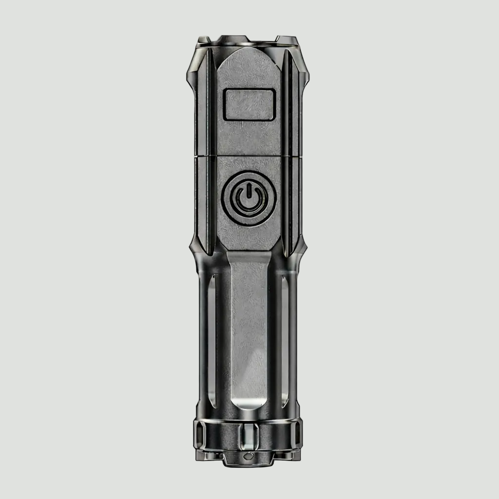 Portable Zoom Torch with Focusable Beam – Compact & Rechargeable Flashlight