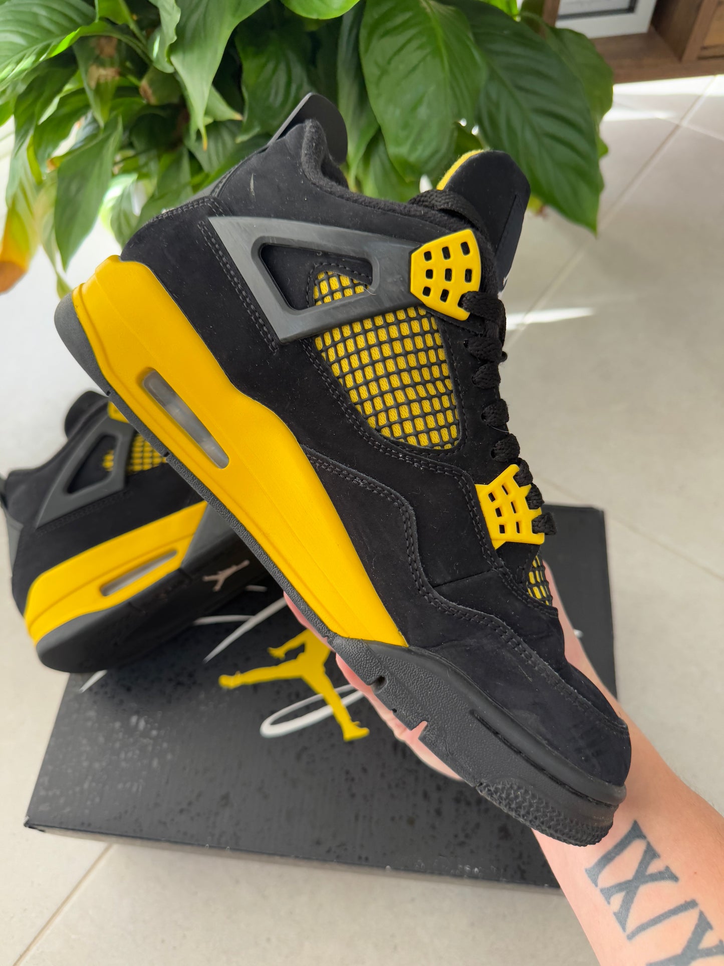 Jordan 4 Retro Yellow Thunder Used