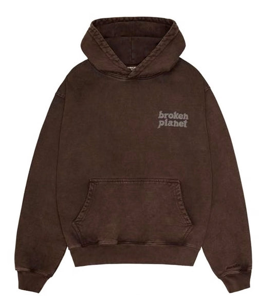 Broken Planet Basic Washed Mocha Hoodie